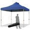 Portable 10x10ft Pop Up Canopy Event Party Tent Adjustable with Wheeled Bag